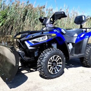 Environmentally Friendly MSA 300cc 4x4 ATV With Snow Plow UTV - Utility Vehicle Four Wheel Drive - Blue